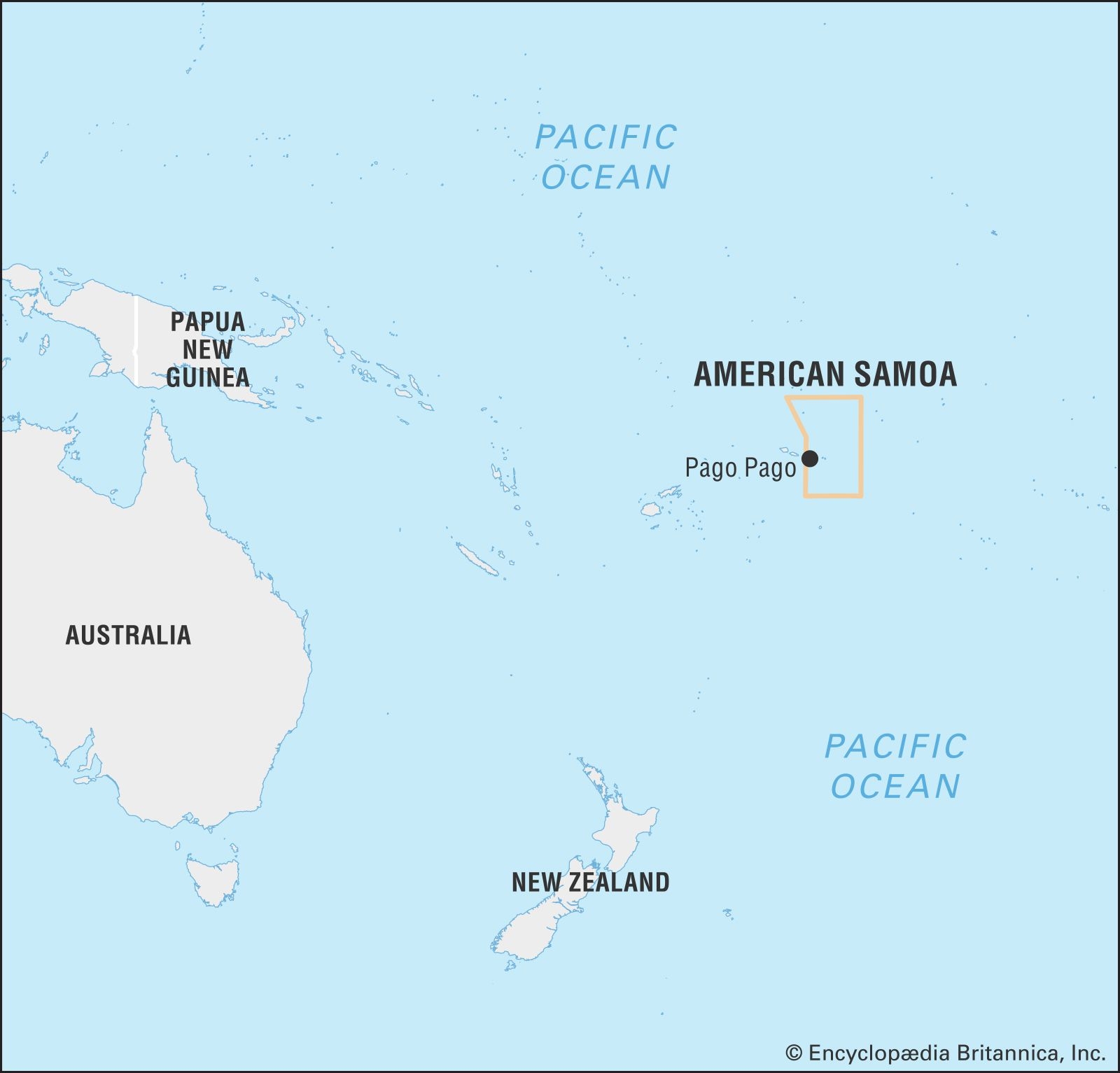 samoa location on world map