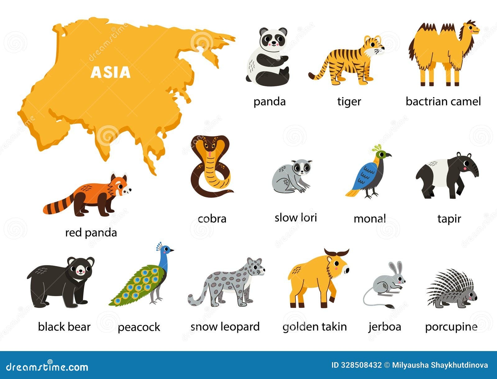Map Asia Animals Stock Illustrations 573 Map Asia Animals Stock Illustrations Vectors Clipart Dreamstime