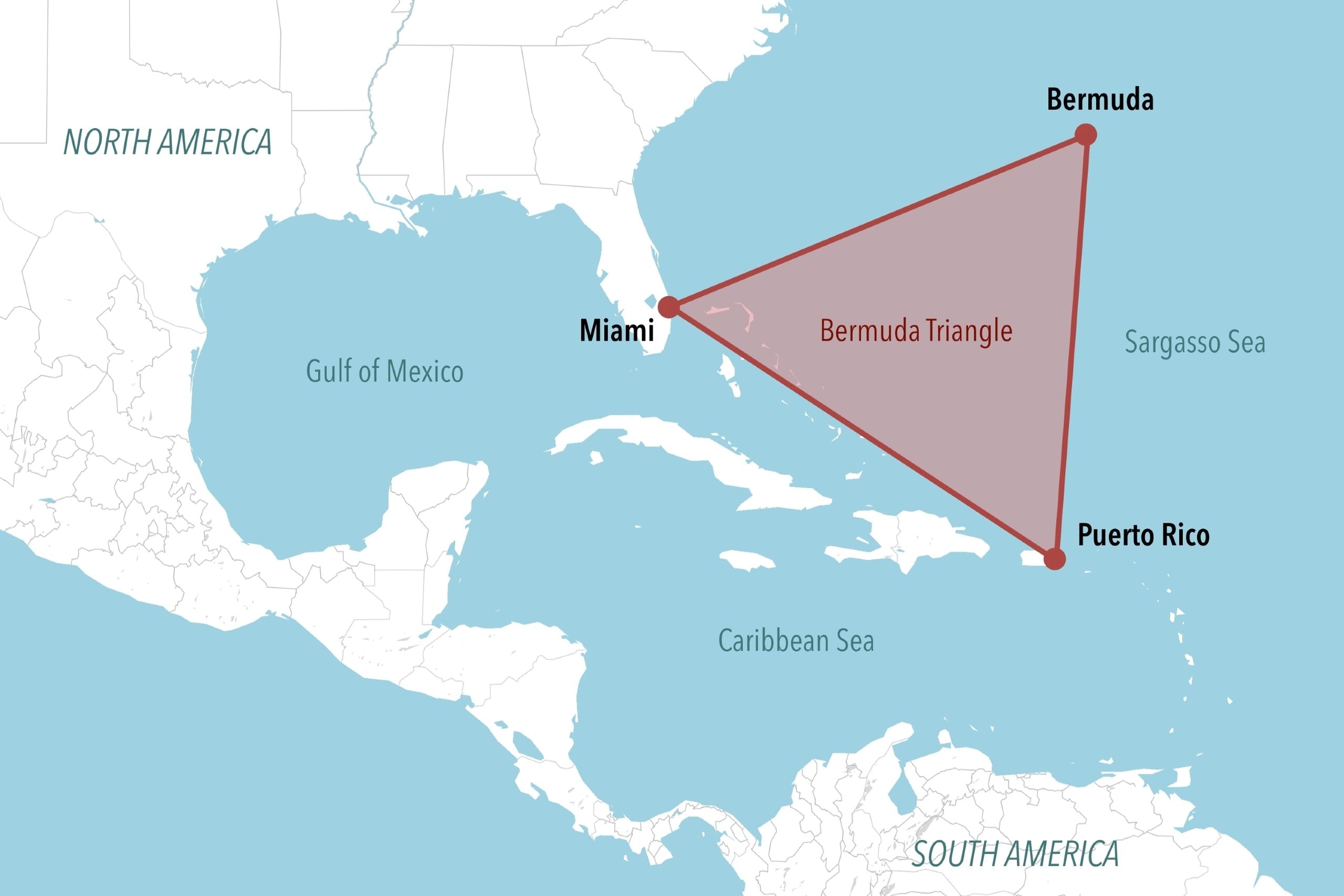 Map Of Bermuda Triangle Mappr
