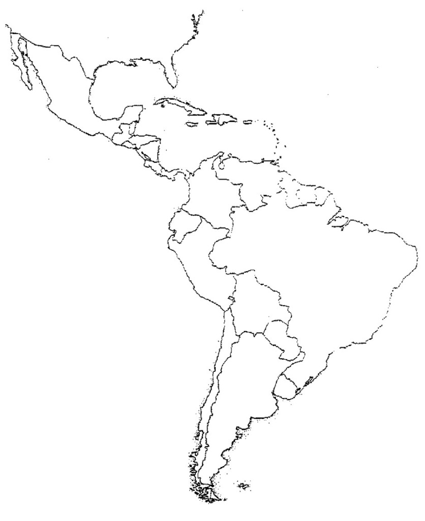 Map Of Central And South America Diagram Quizlet