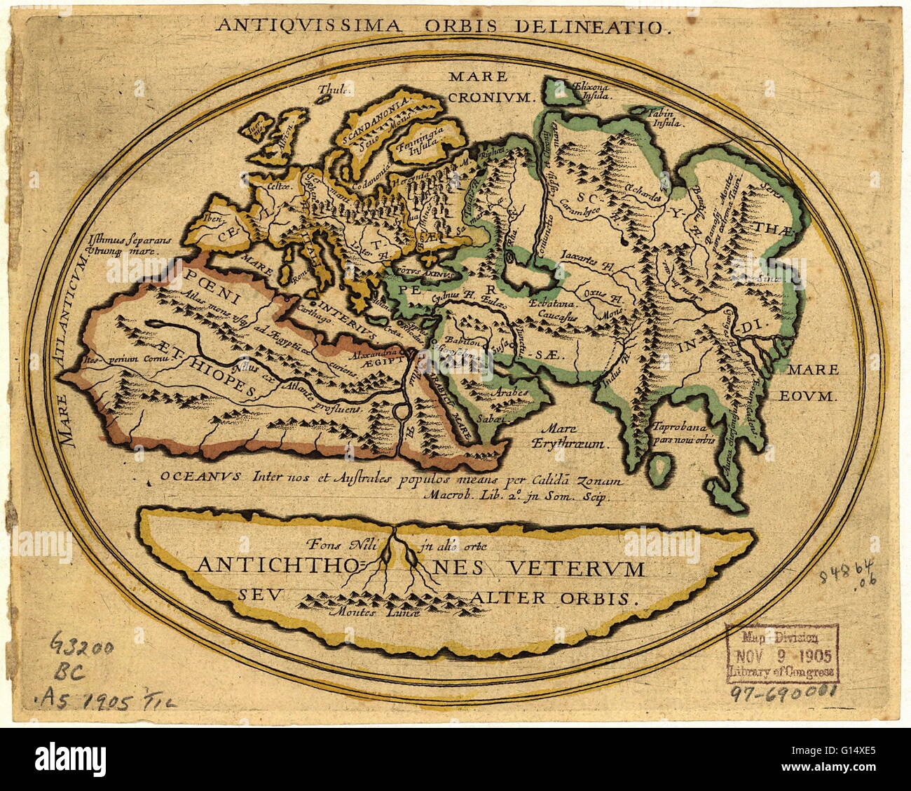 Map Of Classical World Hi res Stock Photography And Images Alamy