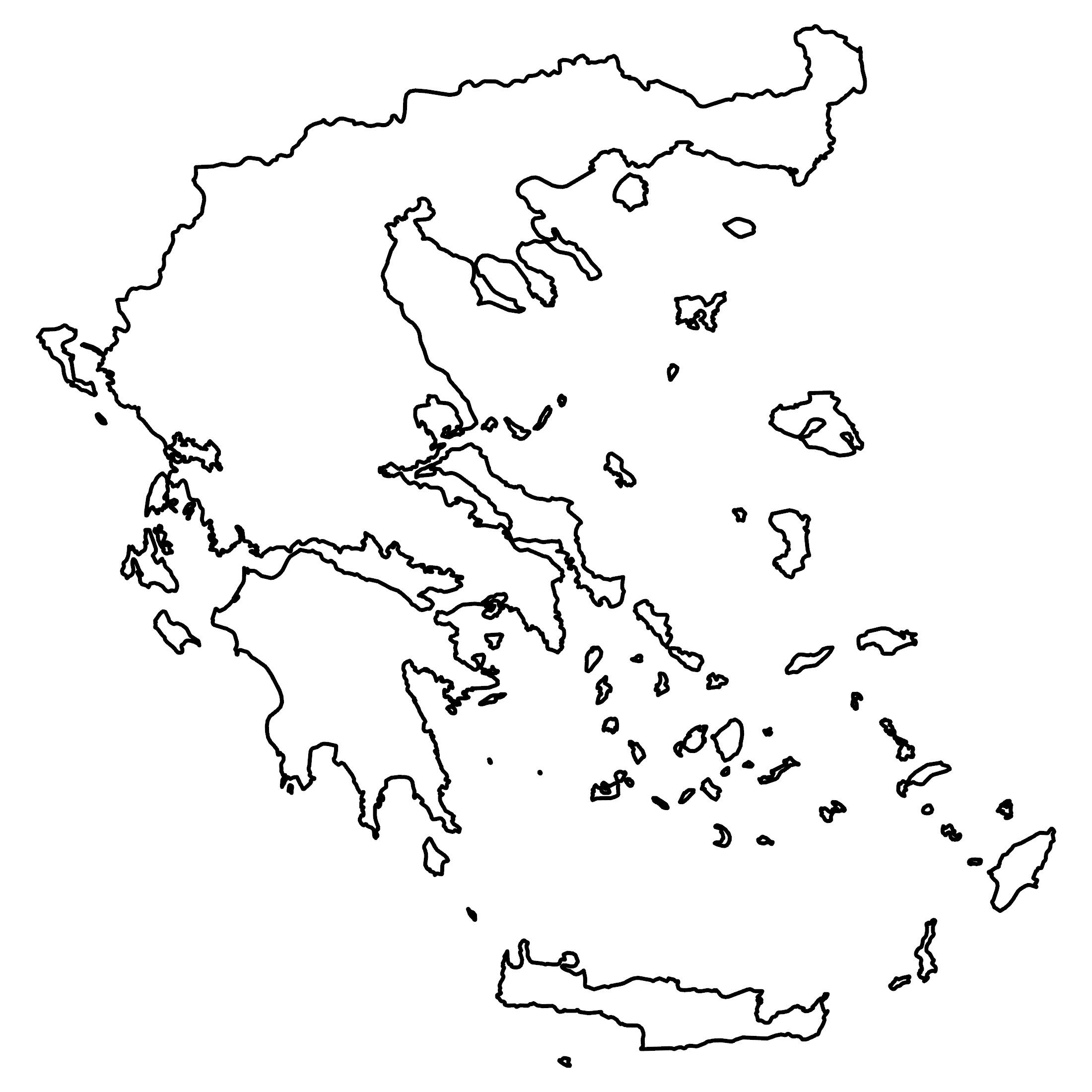 Map Of Greece Cities And Roads GIS Geography