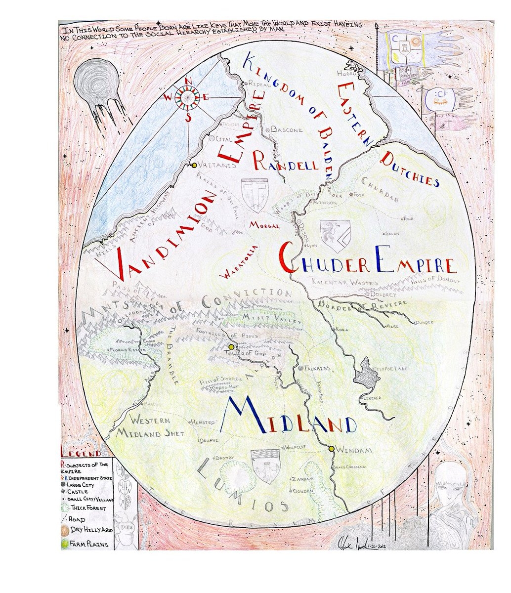 Map Of Midland Surrounding Countries And Geography By Havercakes24 From The Manga Berserk Https t co lIwLIkscmb map