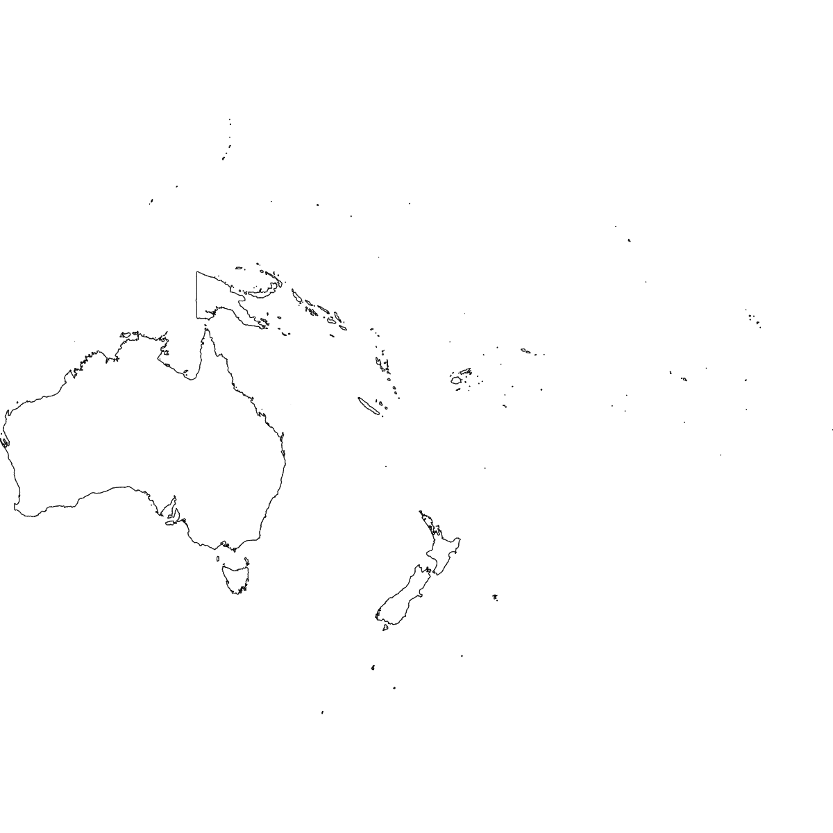 Map Of Oceania Ultimaps