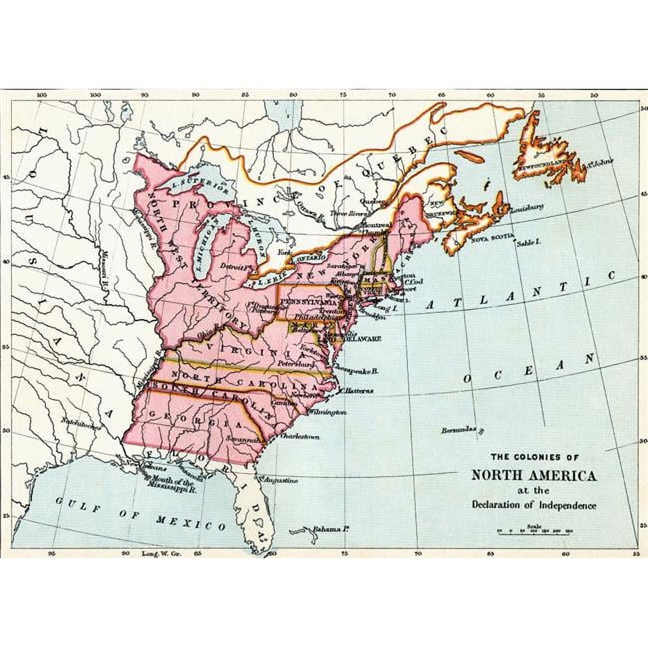 map of united states 1776 map of united states 1776