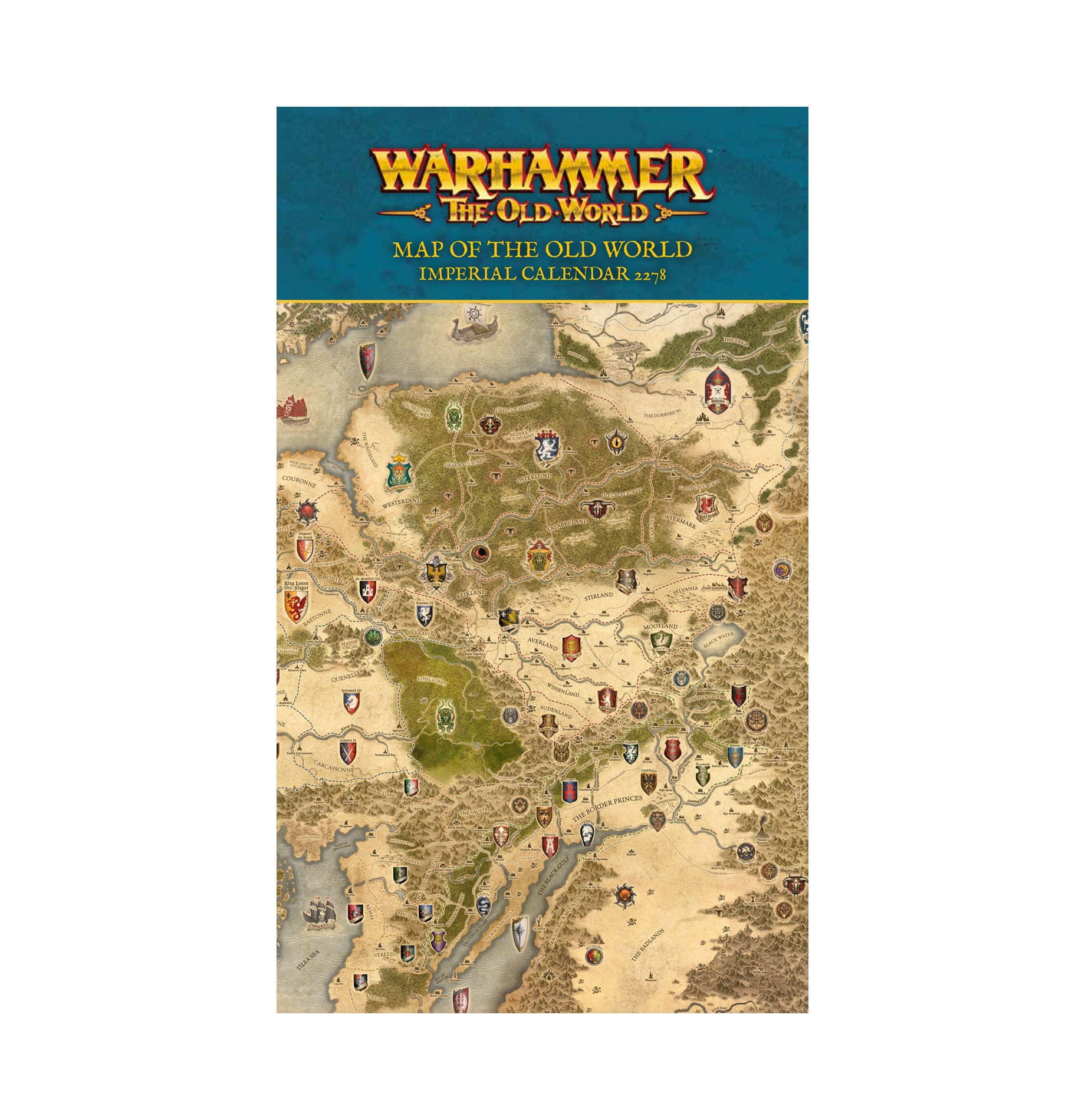 old world warhammer map