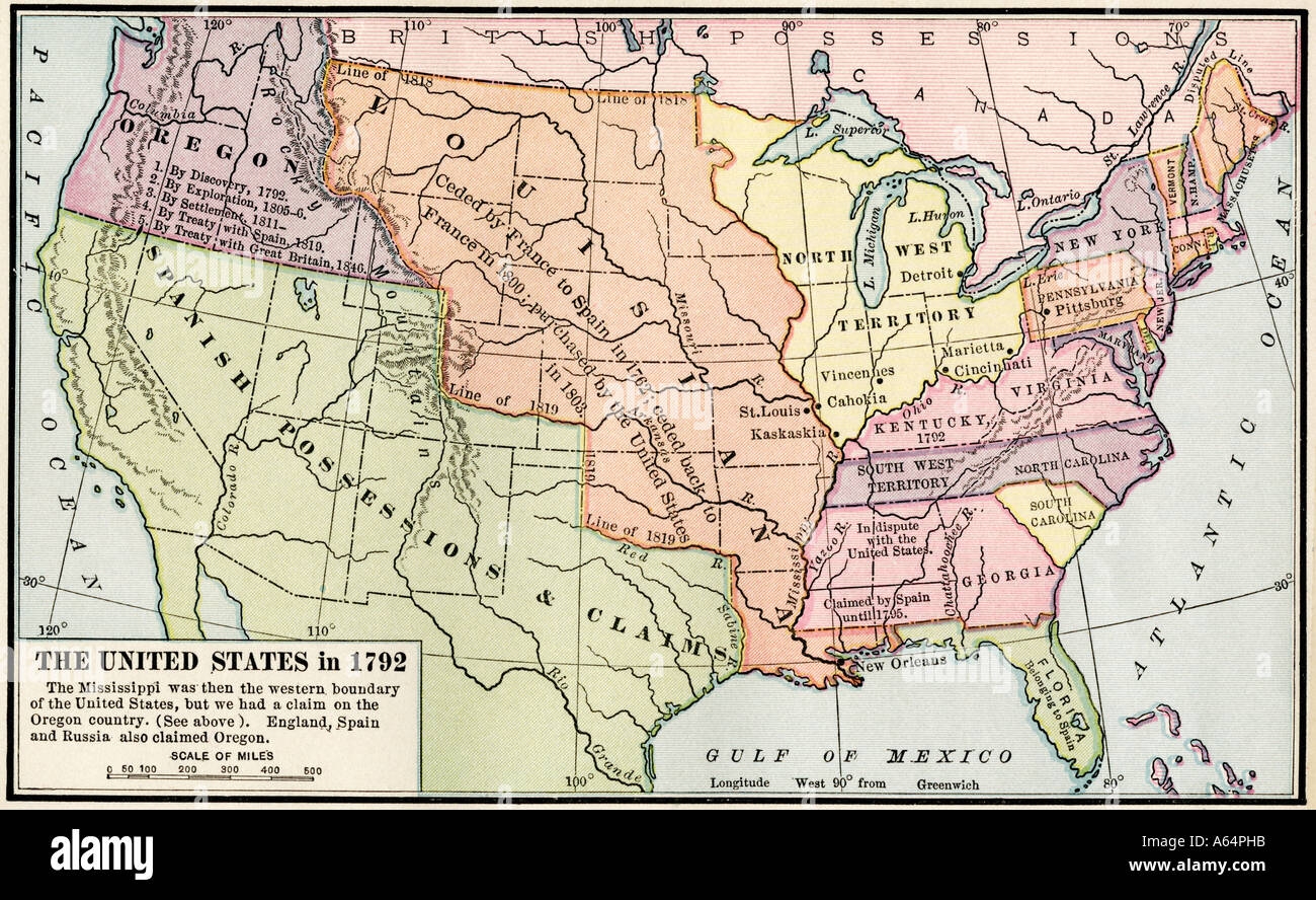 colonial map of united states