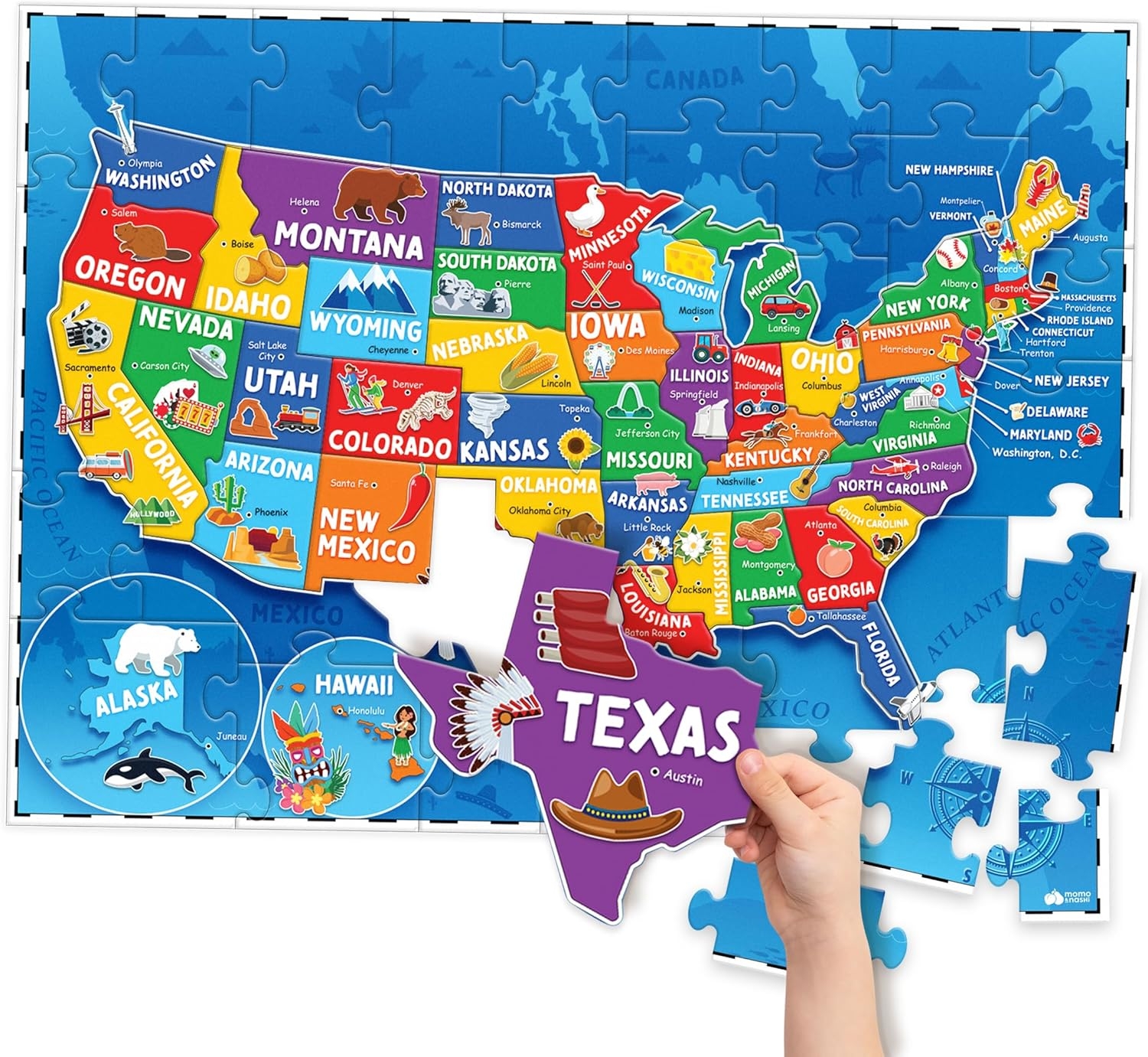 Map Of The United States United States Map And Presidents Jigsaw Puzzle With Historical Usa Map