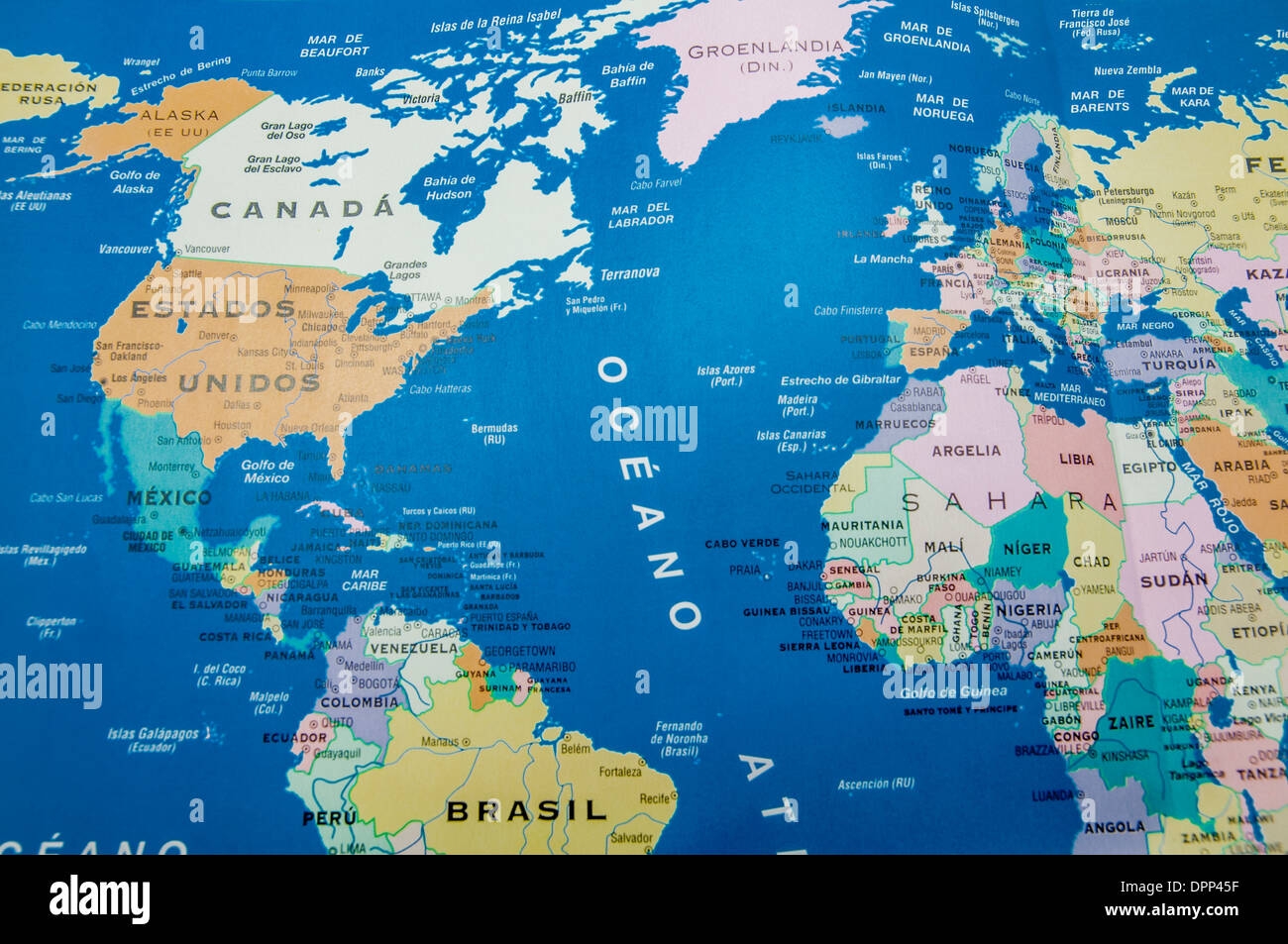Map Of United States And Europe Hi res Stock Photography And Images Alamy