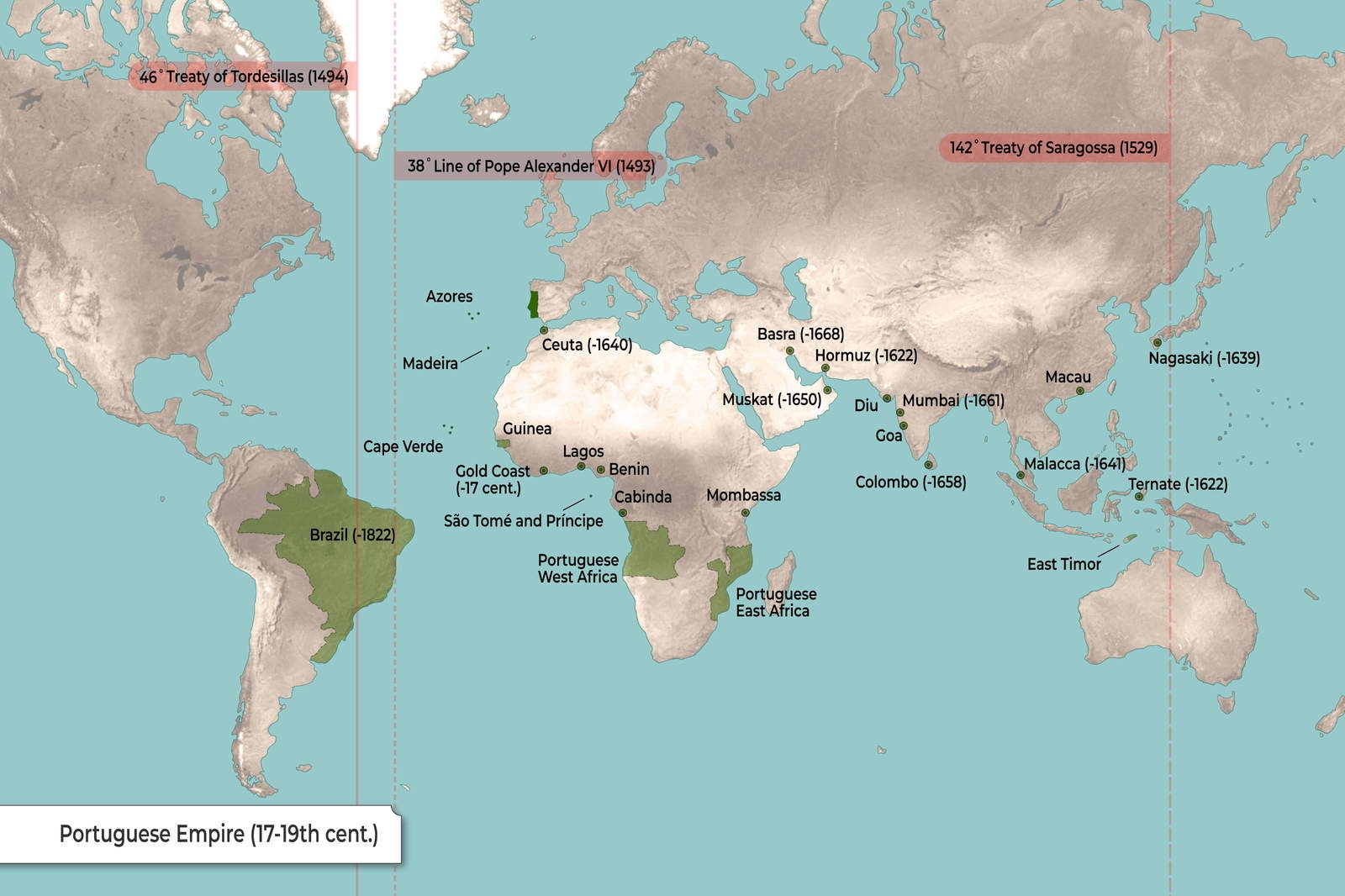 world map portuguese