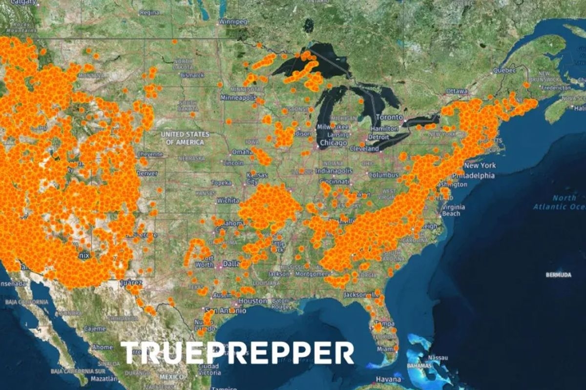 Map Shows US Nuclear Fallout Shelter Locations If Cities Are Attacked Irish Star Map Shows US Nuclear Fallout Shelter Locations If Cities Are Attacked Irish Star