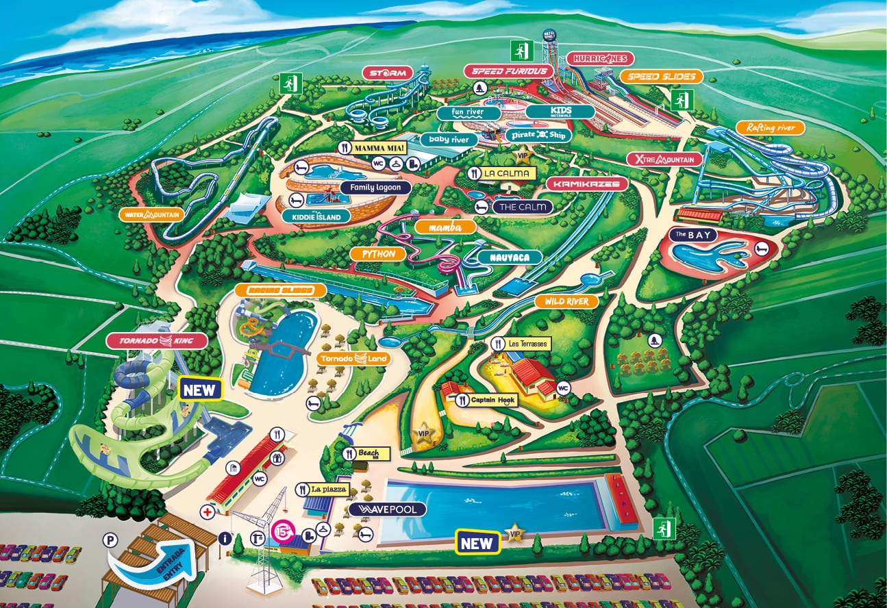 Mapa Water World Mapa Water World