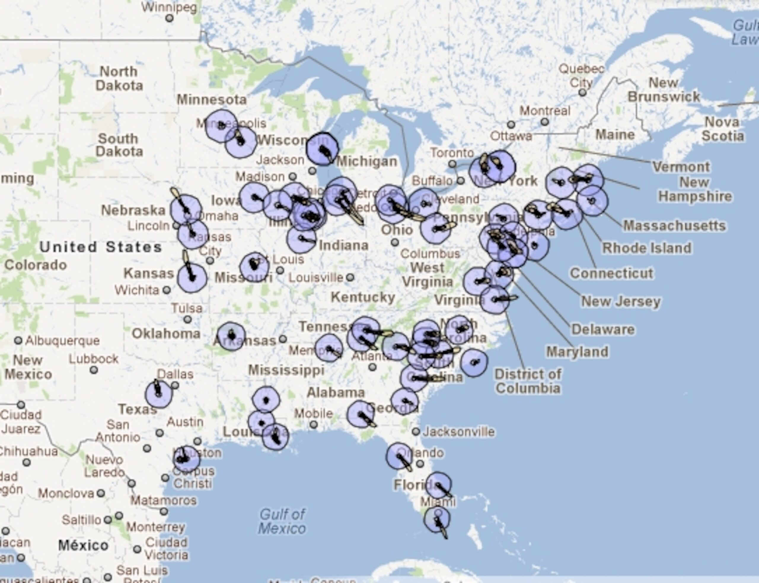 nuclear plants in united states map