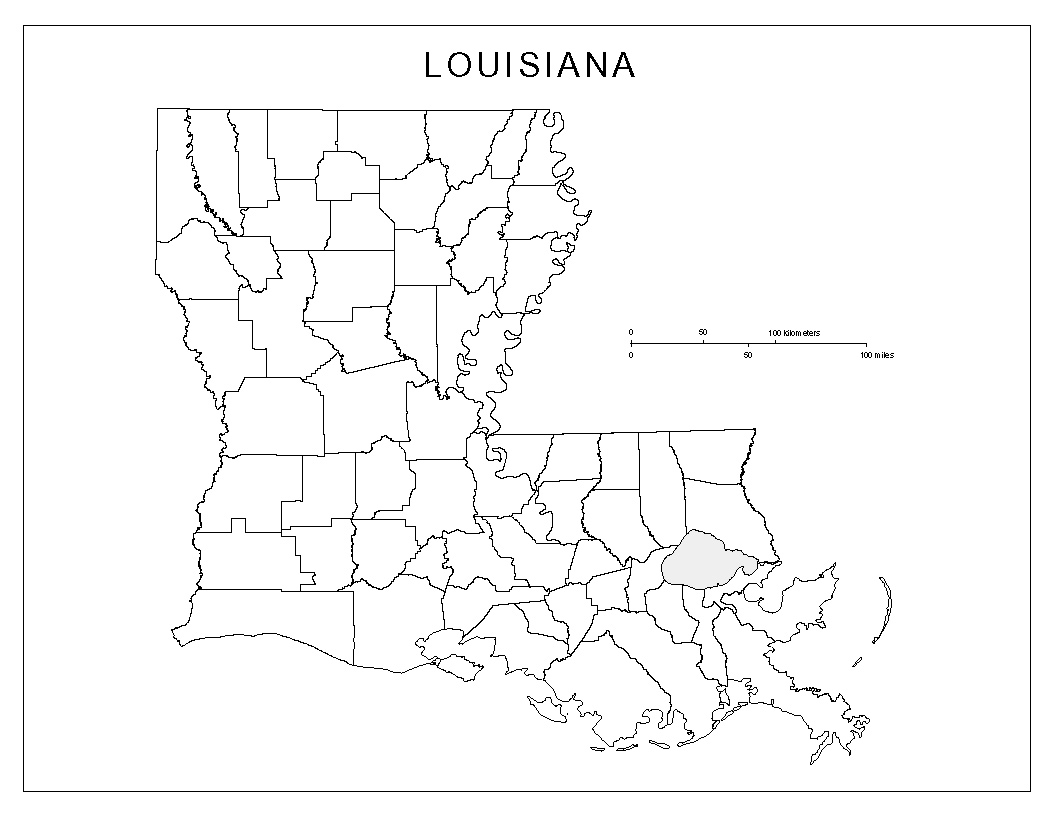 Maps Of Louisiana