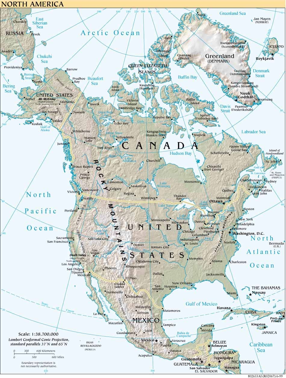 Maps Of North America