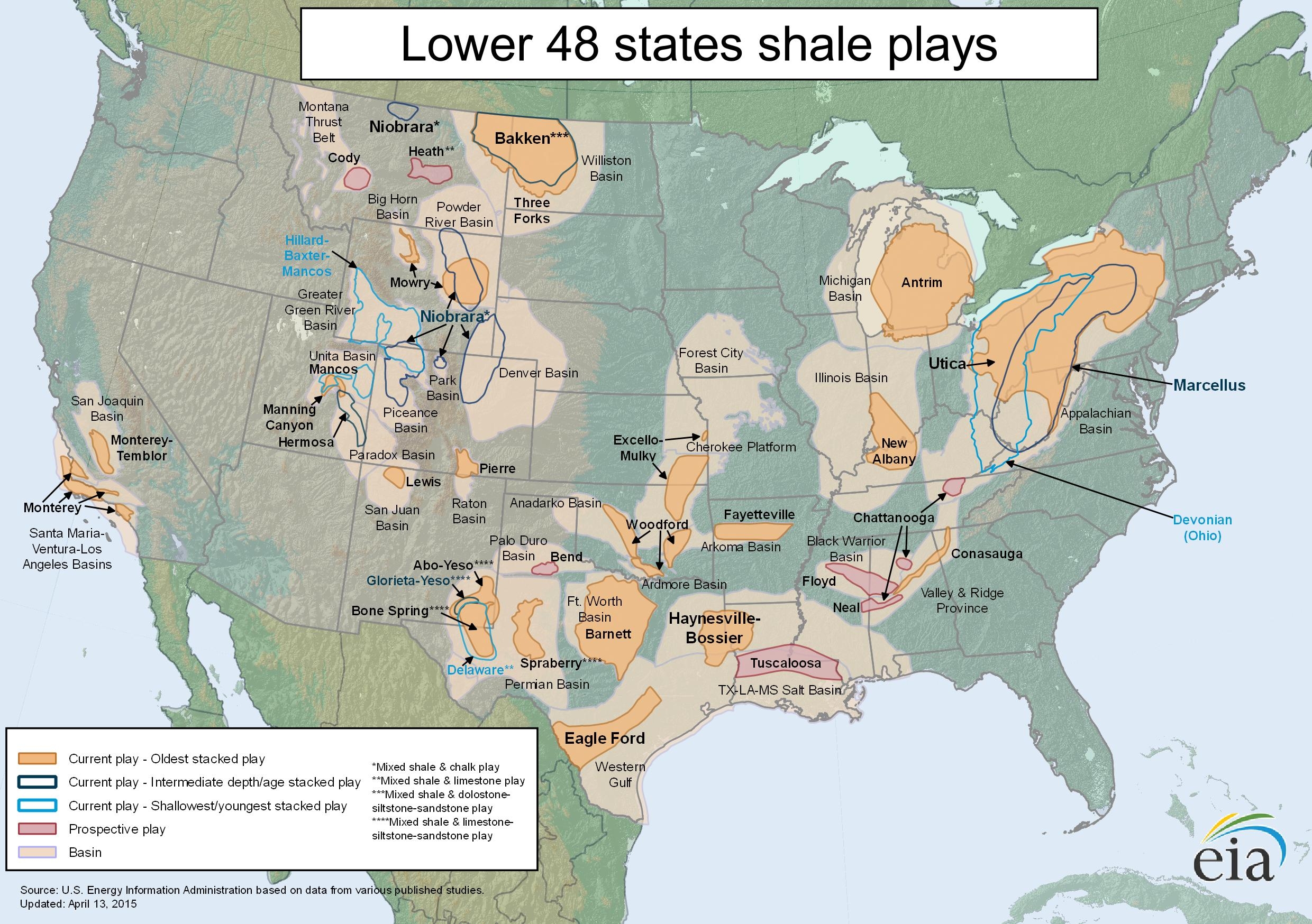 Maps Oil And Gas Exploration Resources And Production U S Energy Information Administration EIA 