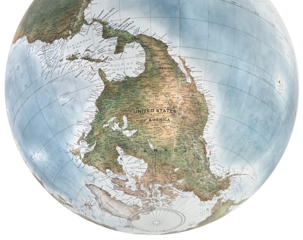 McArthur s Universal Corrective Map Of The World Archives Globemakers