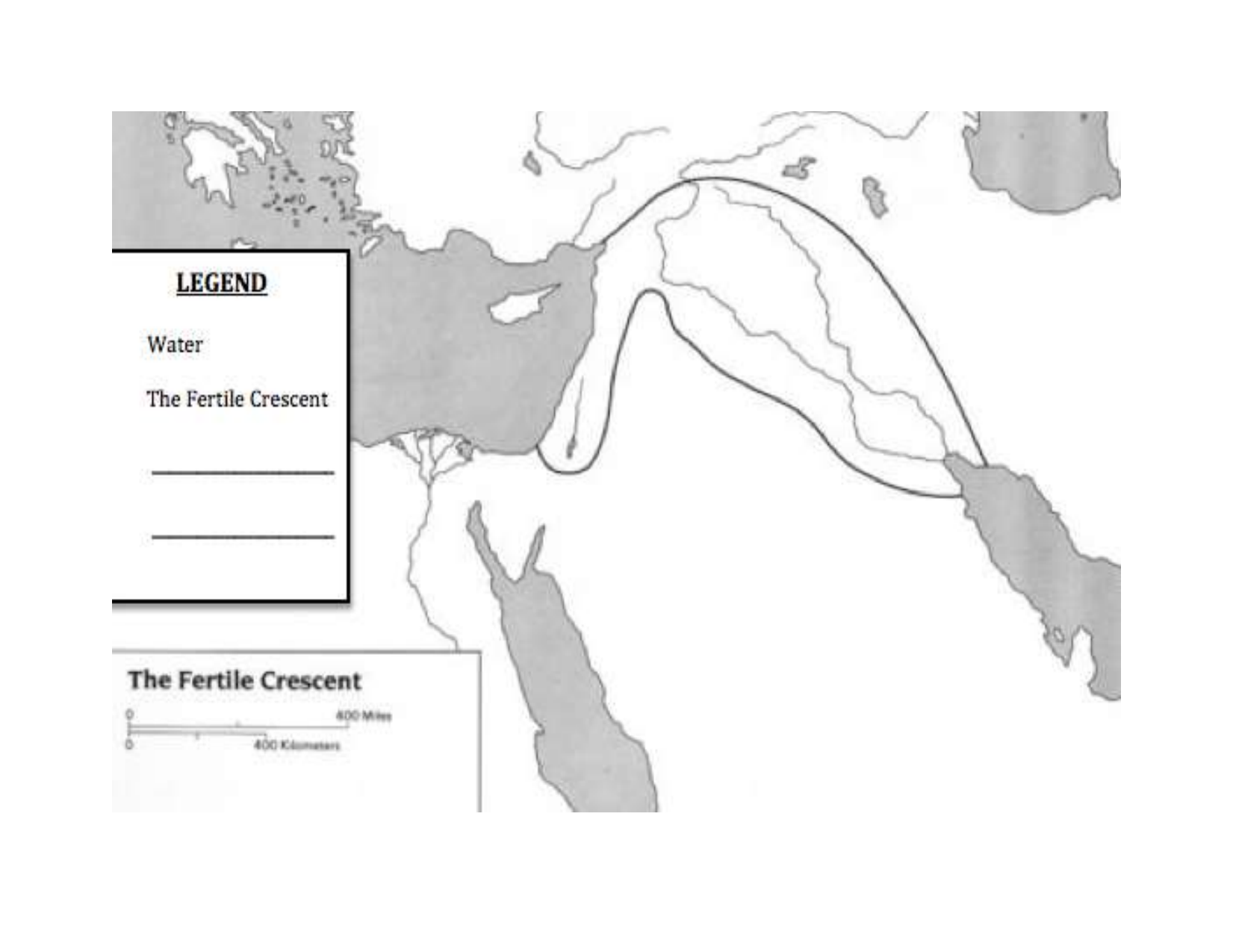 mesopotamia map blank