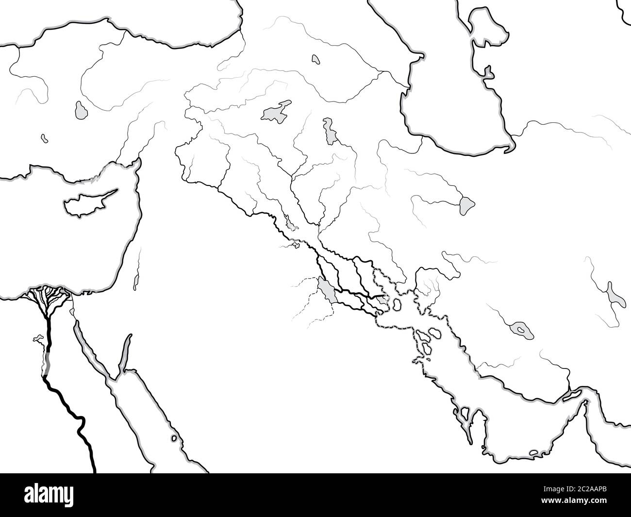 Mesopotamia Map Tigris Euphrates Hi res Stock Photography And Images Alamy