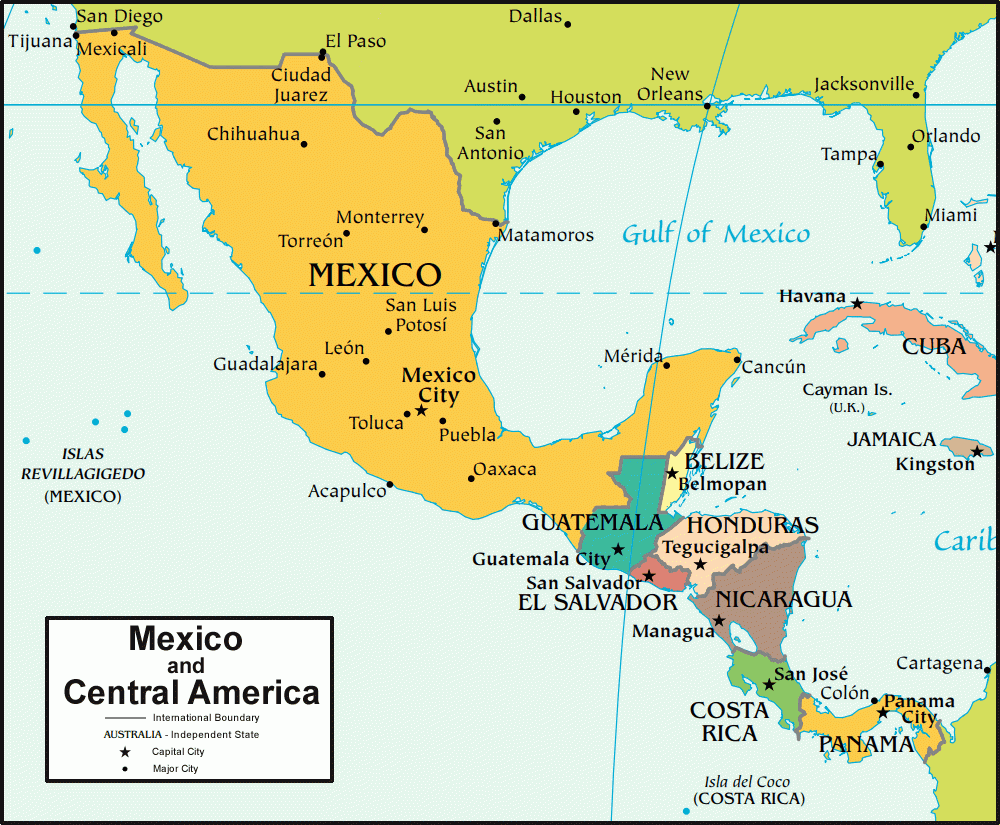 mexico city on world map mexico city on world map
