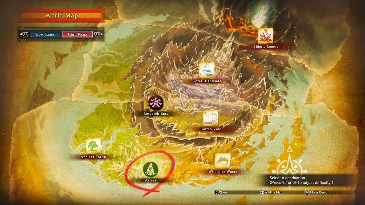 Monster Hunter World Full Map YouTube Monster Hunter World Full Map YouTube