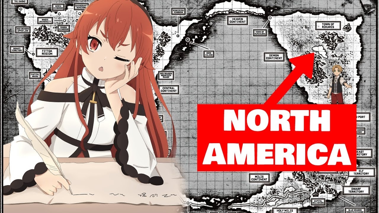 Mushoku Tensei World Map Explained 5 Continents Of Mushoku Tensei Rudeus Journey In The Anime YouTube