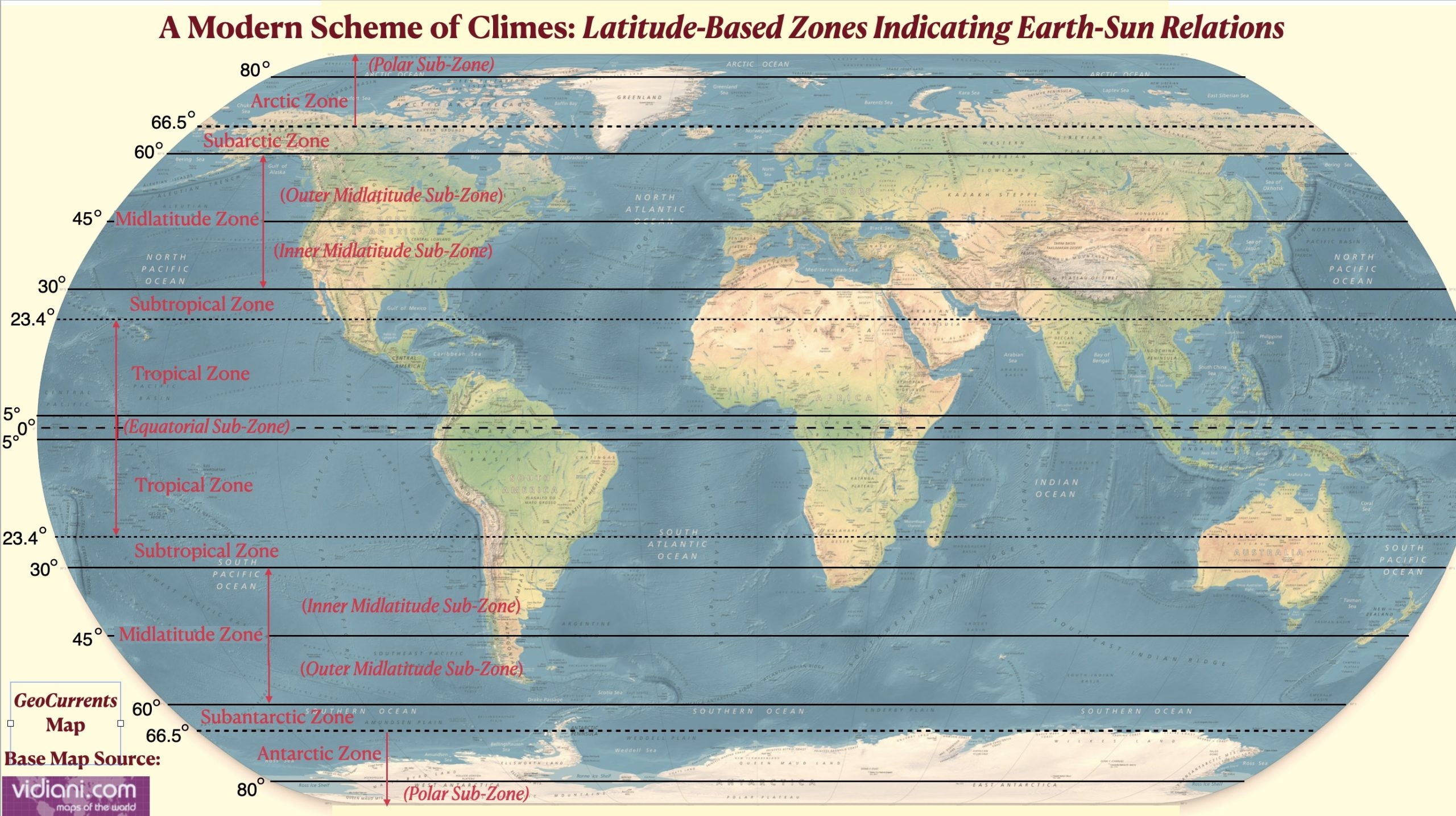 My Map Of Climes Latitudinal Zones Defined By Earth Sun Relations GeoCurrents My Map Of Climes Latitudinal Zones Defined By Earth Sun Relations GeoCurrents
