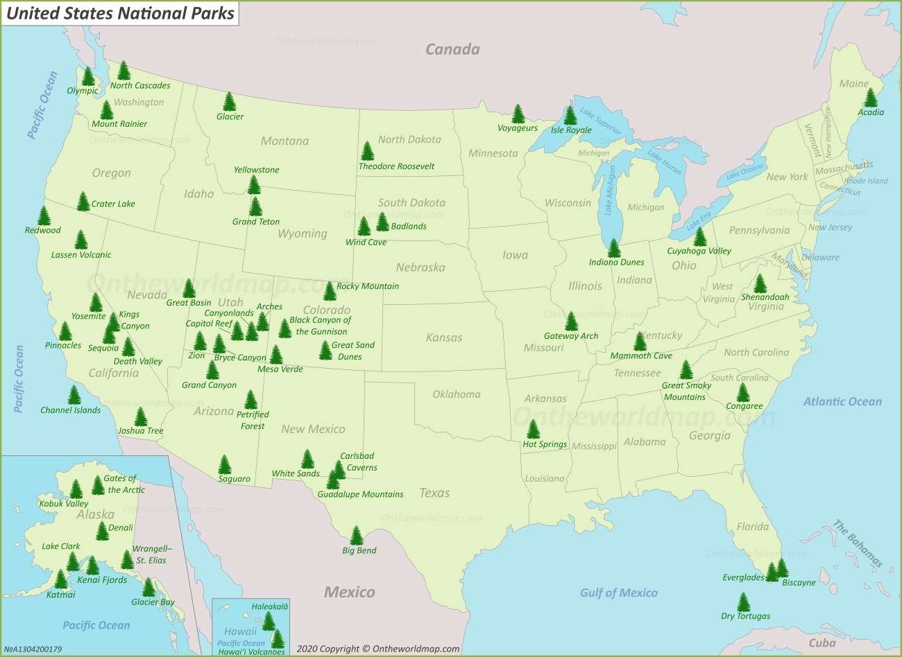 National Park Tracker North America National Parks Map 24x36 Poster Best Maps Ever Washington Map Poster