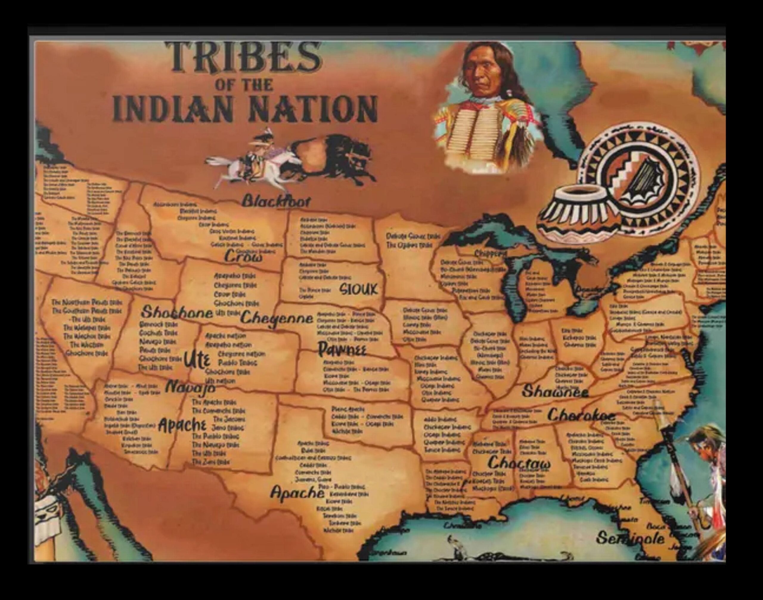 maps of native american tribes in the united states