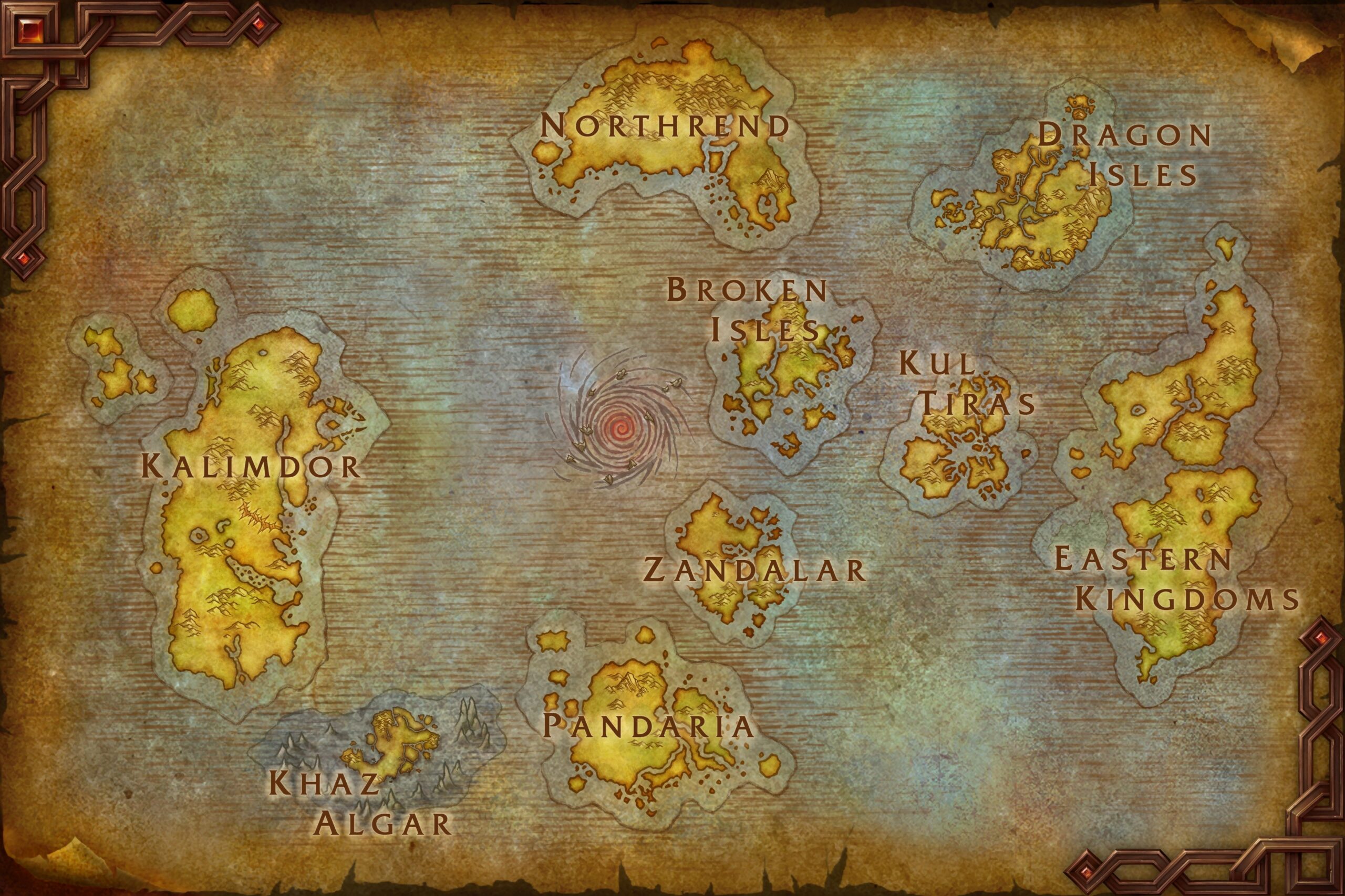 New Azeroth World Map For The War Within Wowhead News