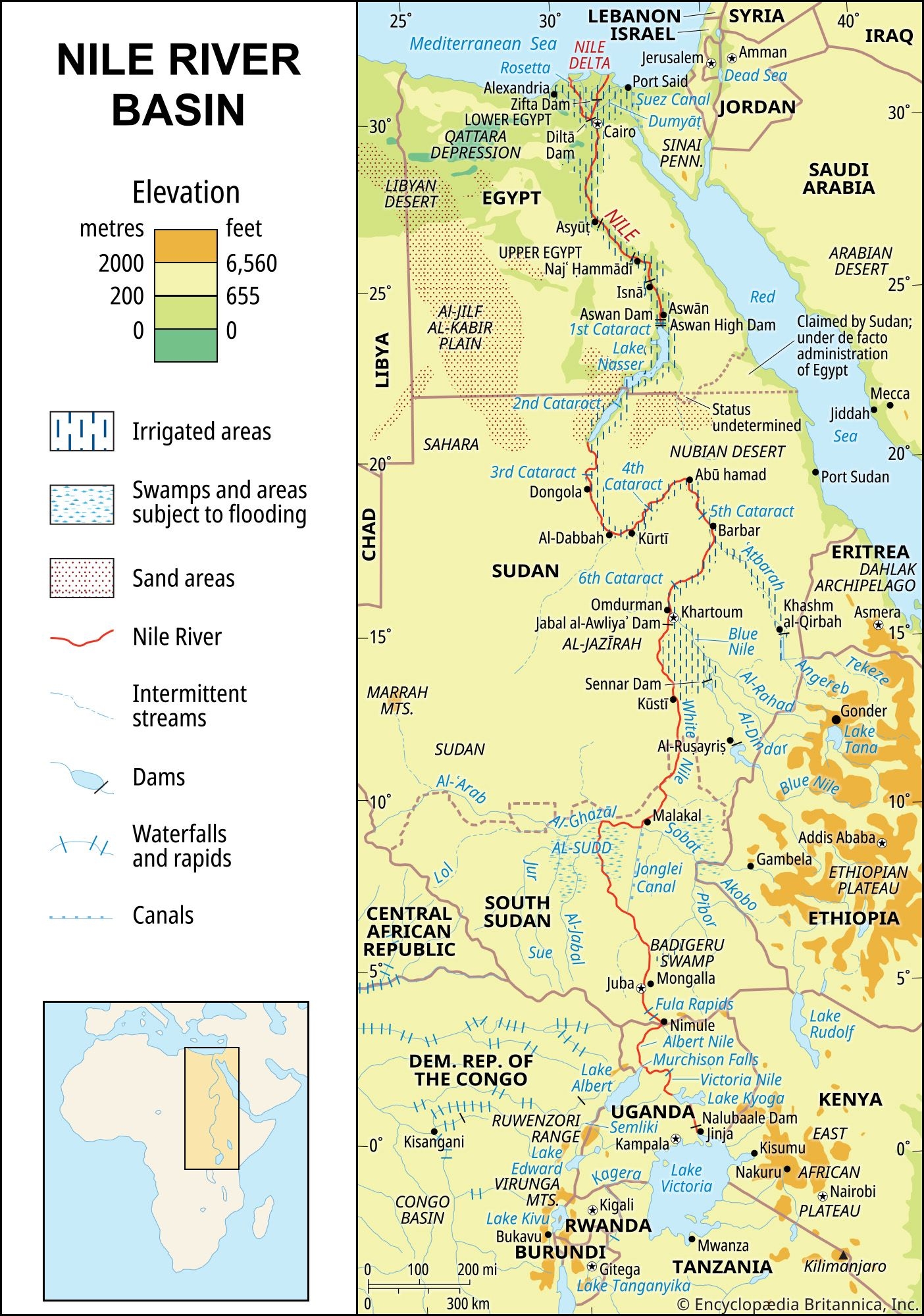 Nile River Start Map Length Facts Continent History Location Britannica