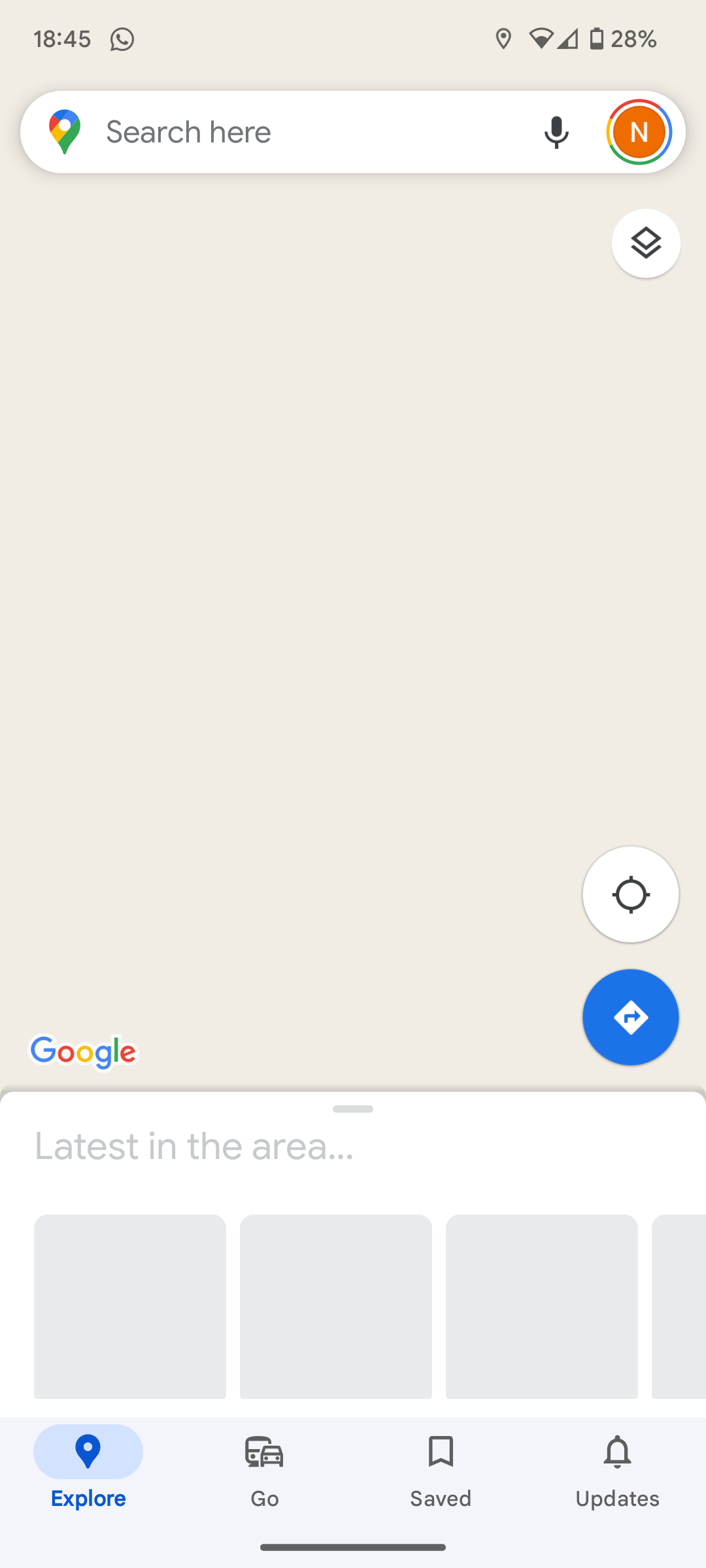 No Maps Just A Blank Screen Google Maps Community