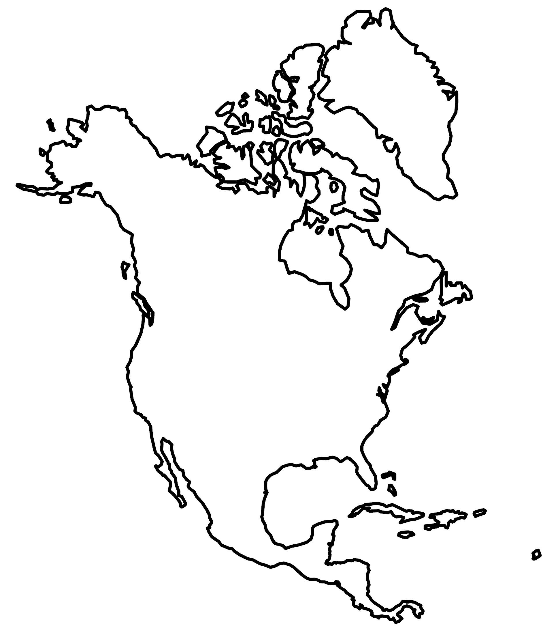 blank usa and canada map blank usa and canada map