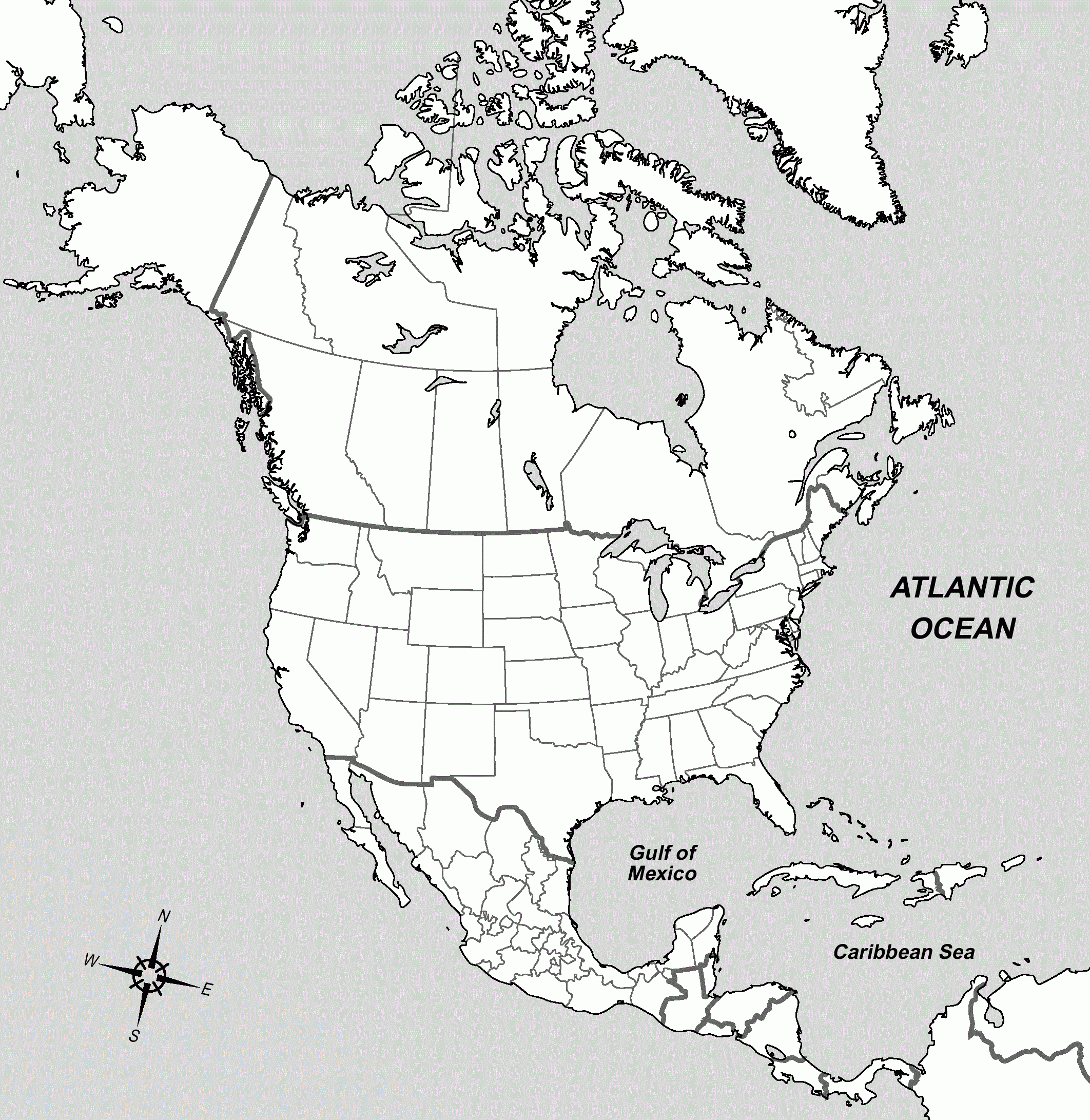North america blank map gif Map Pictures
