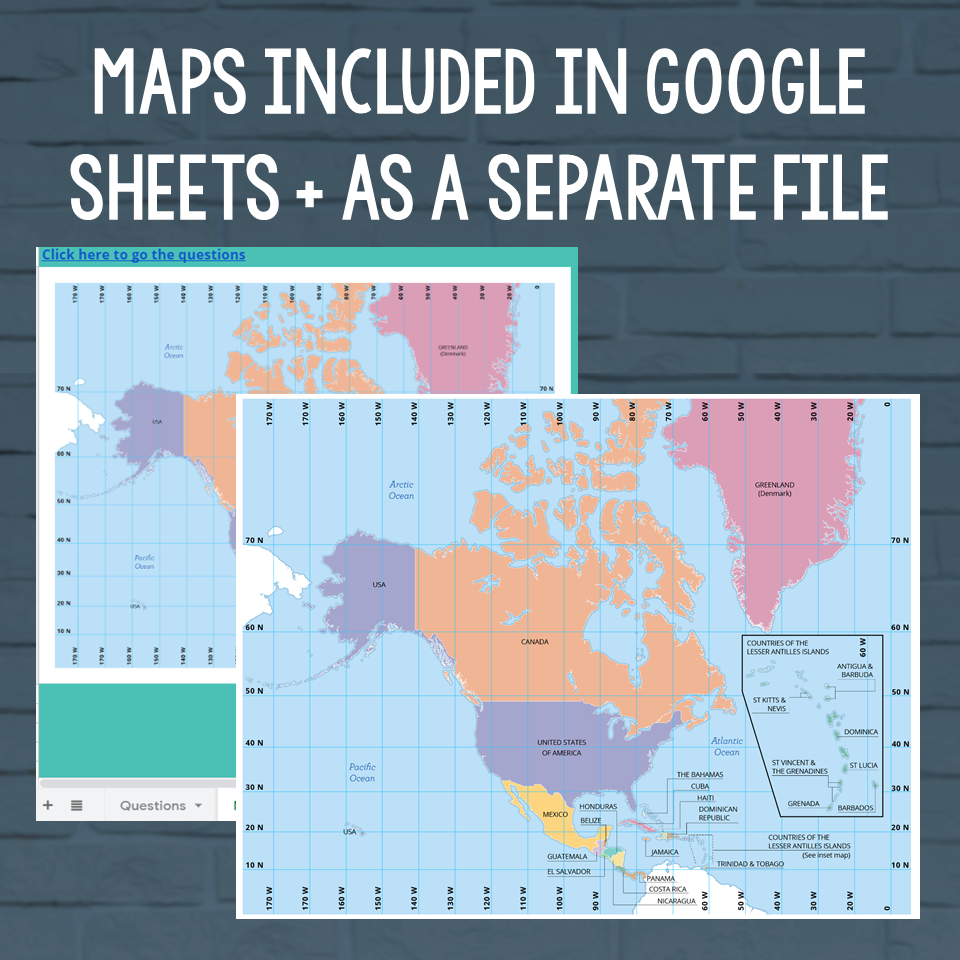 longitude and latitude map of united states