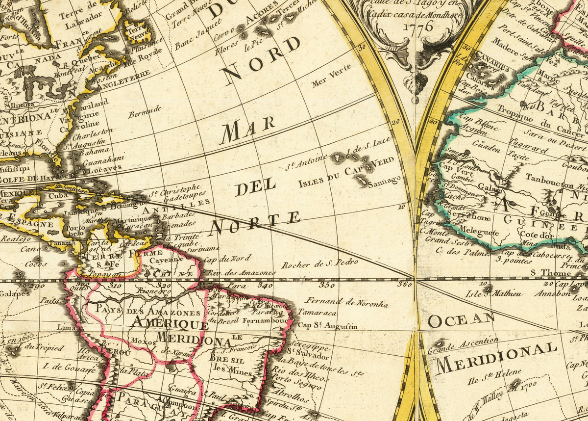 Old Map Of The World 1776 Vintage Poster Wall Art Print Vintage World Map VINTAGE MAPS AND PRINTS