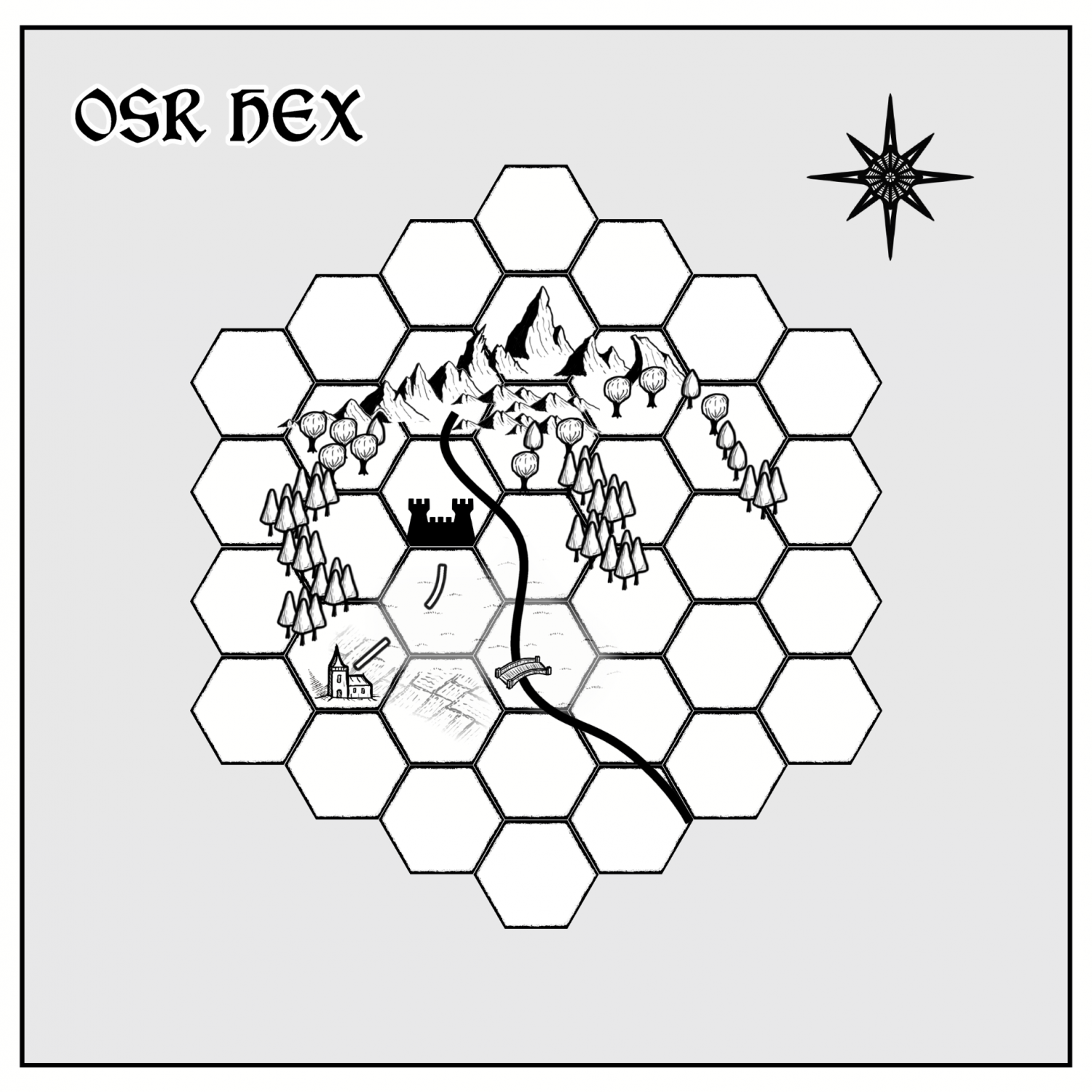 blank hex map