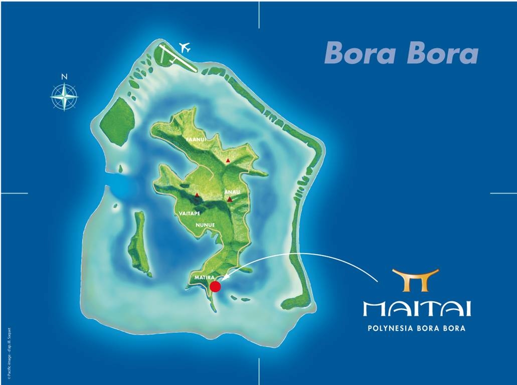 world map bora bora french polynesia