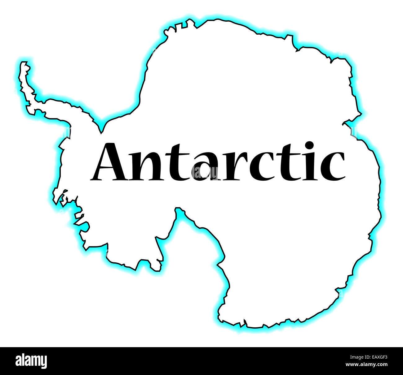 blank map of antarctica