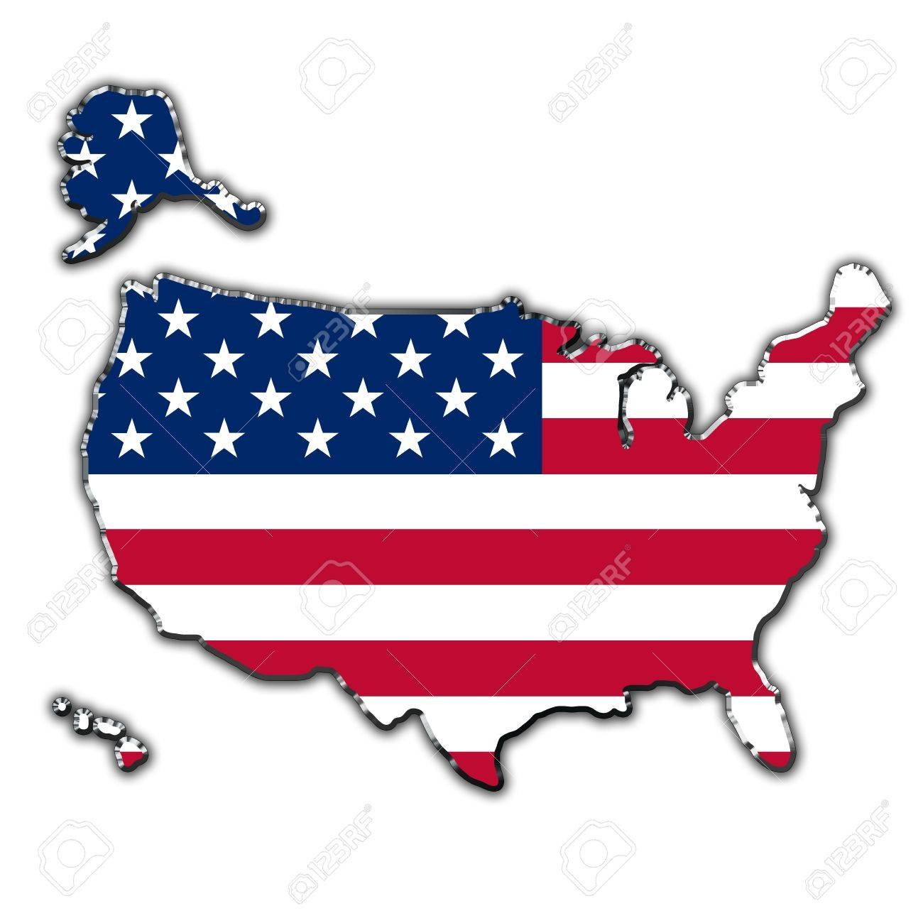 map of united states clip art