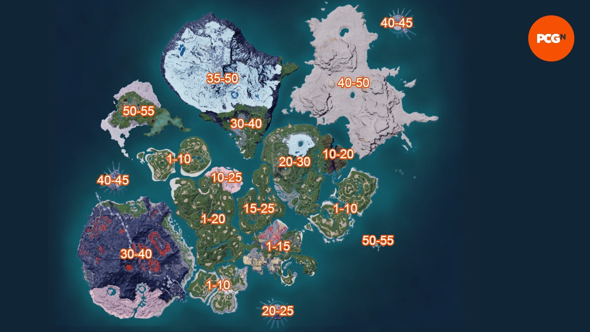 Palworld Map All Locations Regions And Points Of Interest