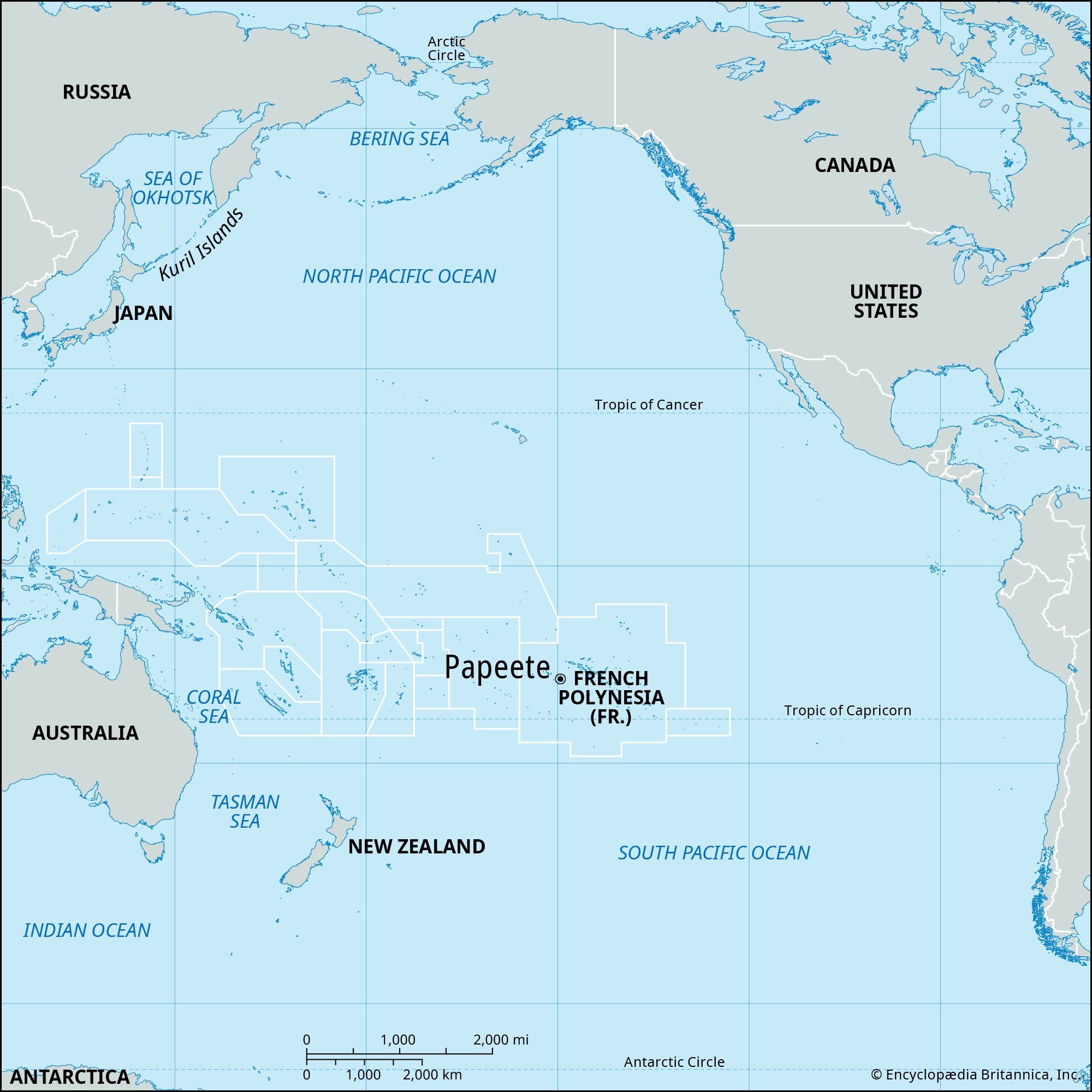 Papeete Tahiti Map History Facts Britannica