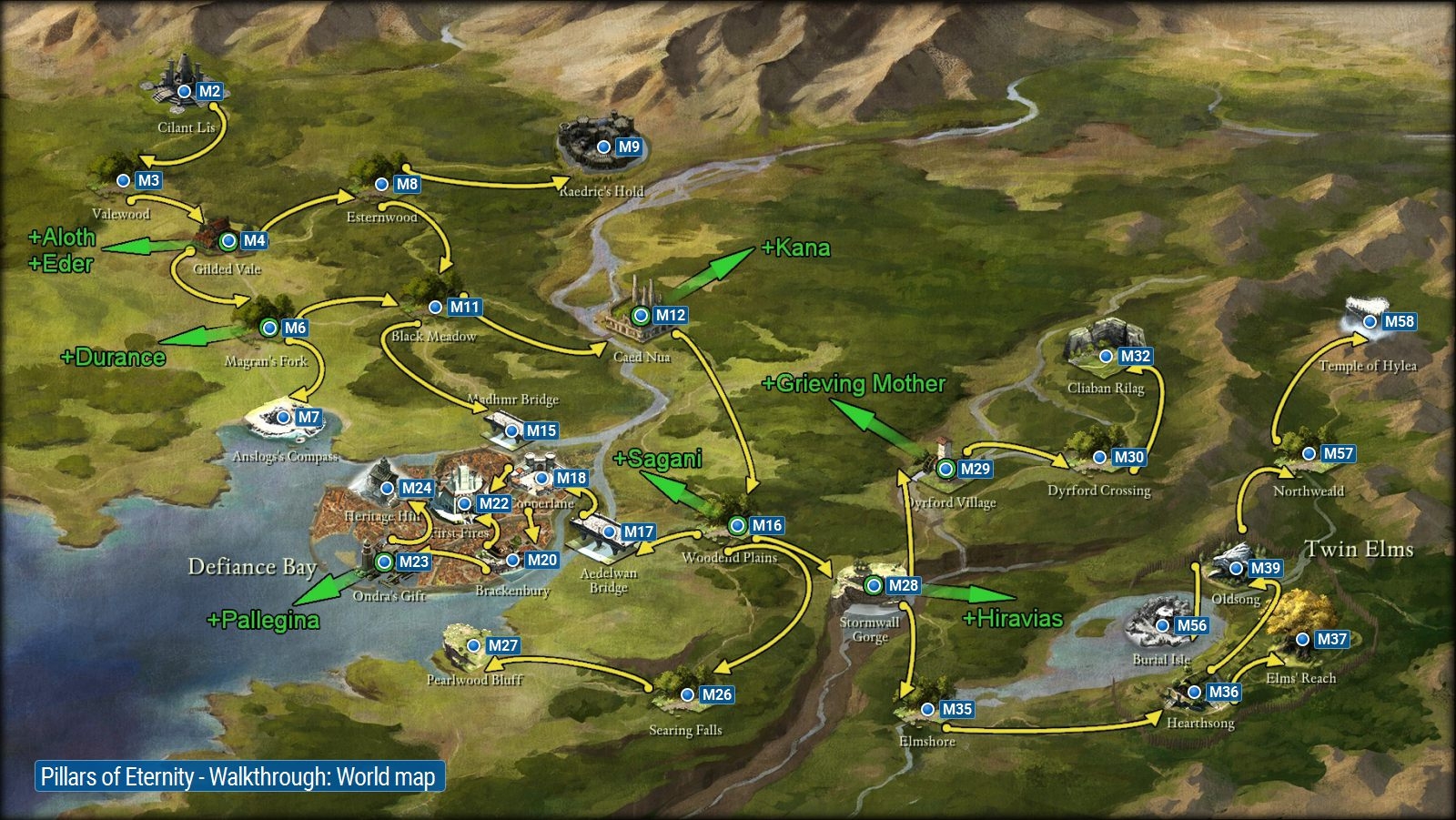 Pillars Of Eternity World Map Gamepressure