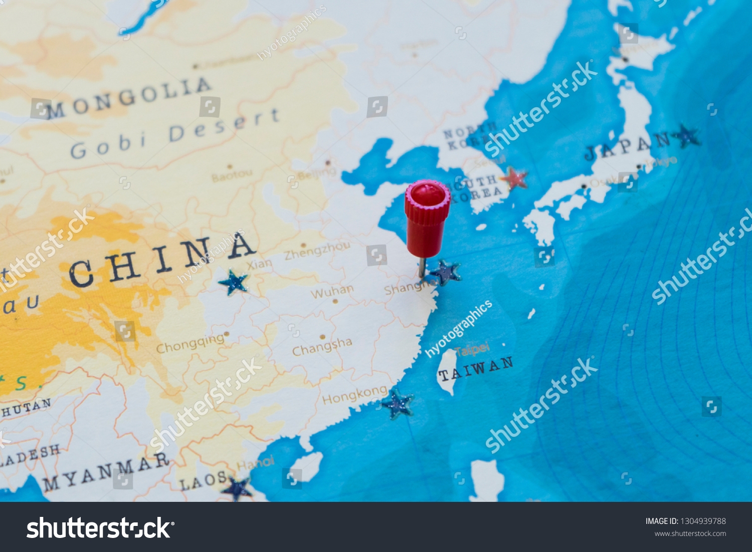 Pin On Shanghai China World Map Stock Photo 1304939788 Shutterstock