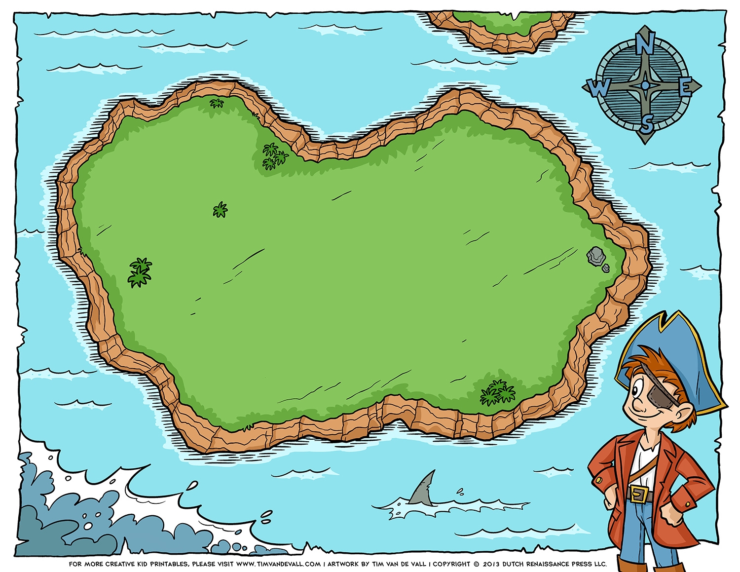 Pirate Treasure Map Blank Tim s Printables Pirate Treasure Map Blank Tim s Printables