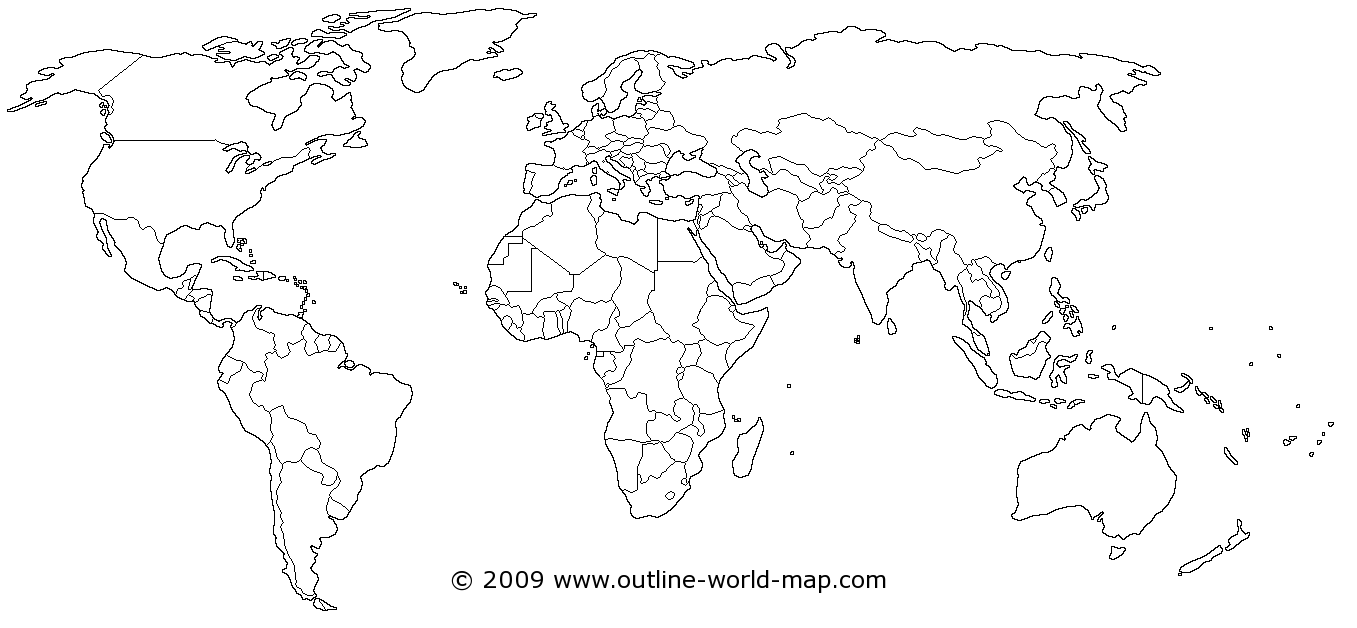 Political Transparent World Map B4a Outline World Map Images