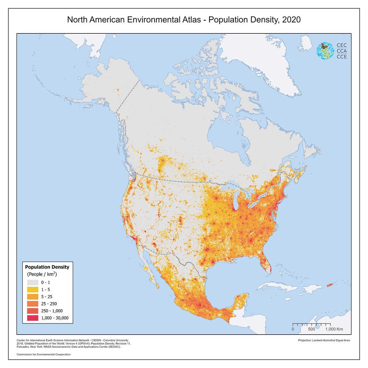 Population Density 2020