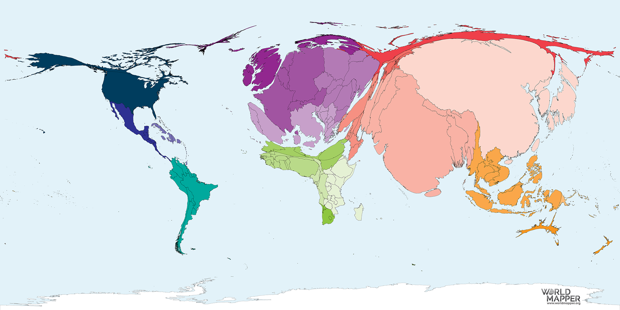 Population Year 1900 Worldmapper Population Year 1900 Worldmapper