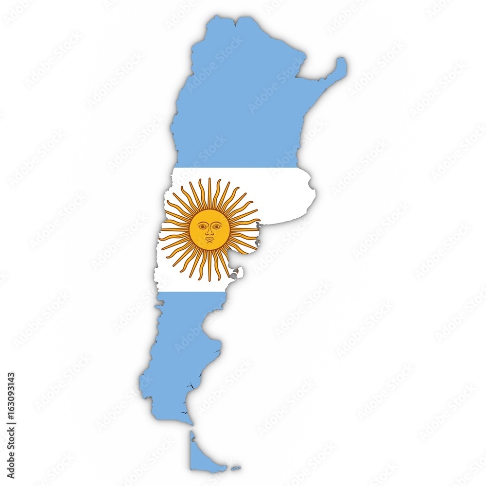 argentina map blank