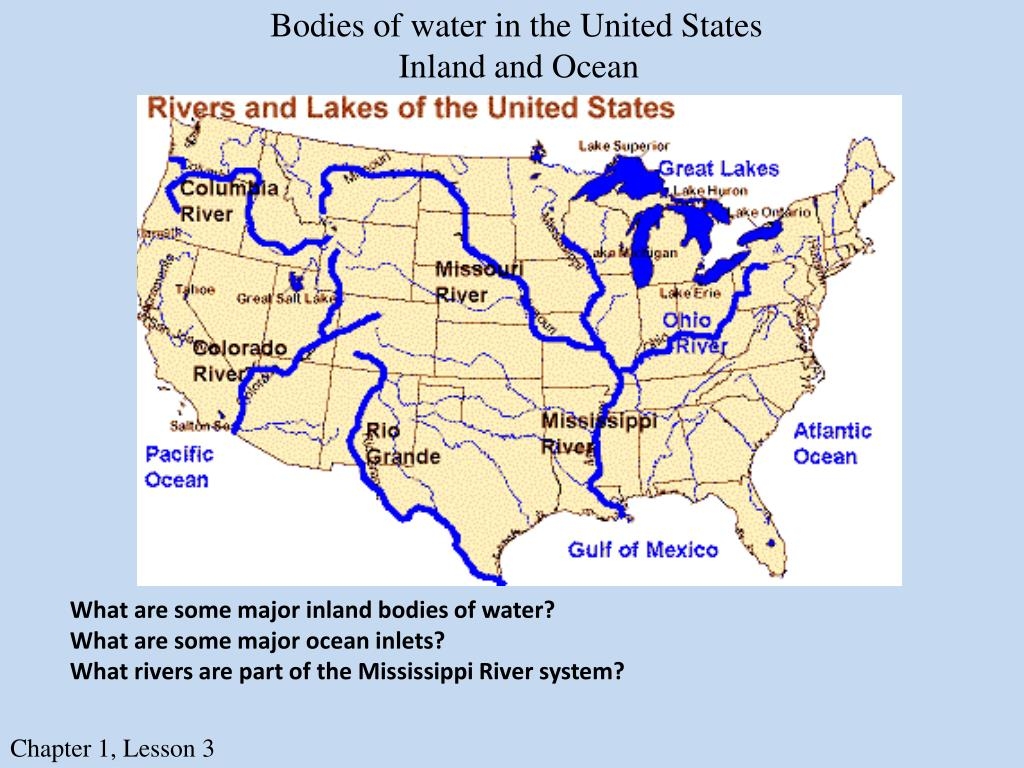 PPT Bodies Of Water PowerPoint Presentation Free Download ID 1952892